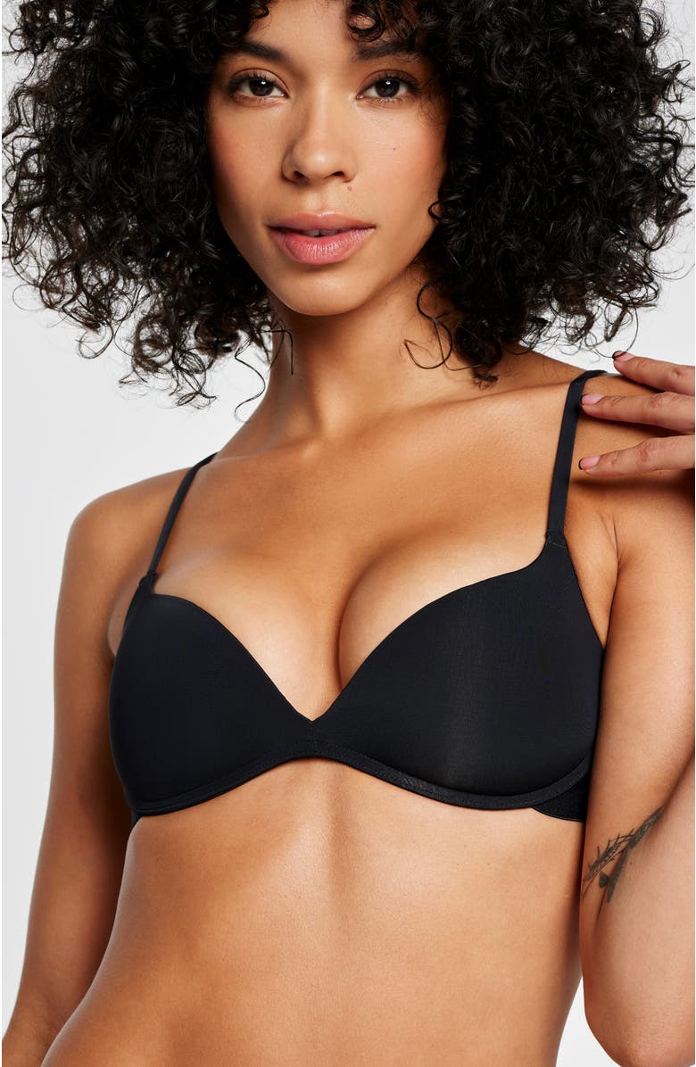 Pepper Zero-G Wirefree Lift Up Bra, Alternate, color, Black