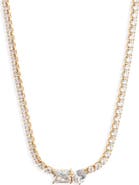 Nordstrom Mixed Cubic Zirconia Tennis Necklace