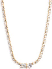 Nordstrom Mixed Cubic Zirconia Tennis Necklace