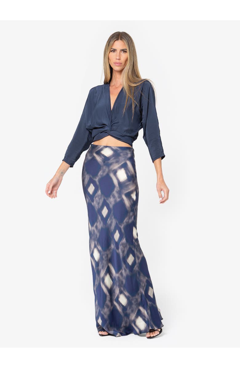 JBQ Meadow Skirt, Alternate, color, Indigo Brick