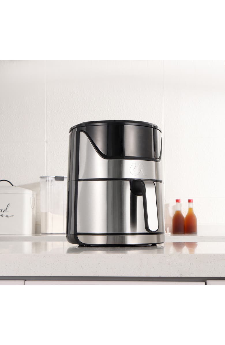 UBER APPLIANCE Digital 5 Quart Air Fryer, Alternate, color, Stainless Steel