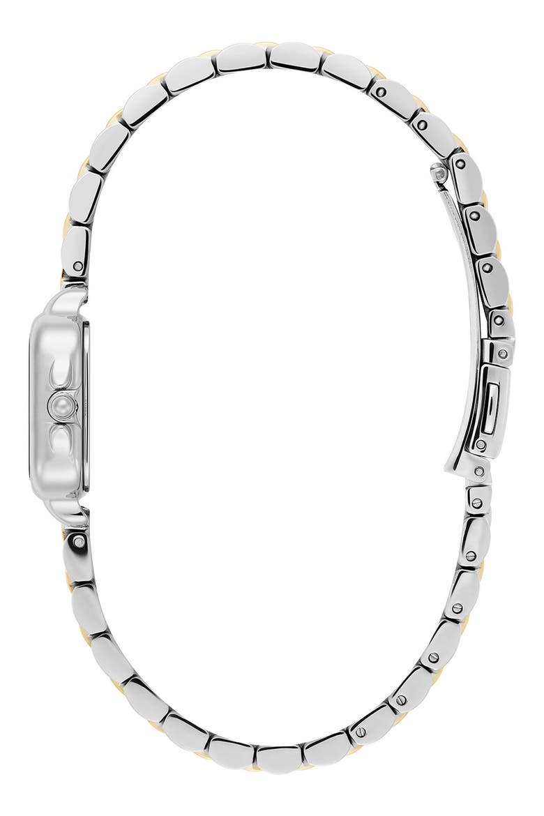 Mini Grosvenor Bracelet Watch, 20mm, Alternate, color, SILVER & GOLD