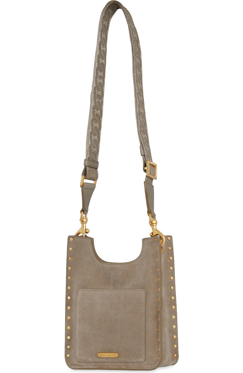 Rebecca Minkoff Mini Darren Feed Crossbody Bag, Alternate, color, Clay