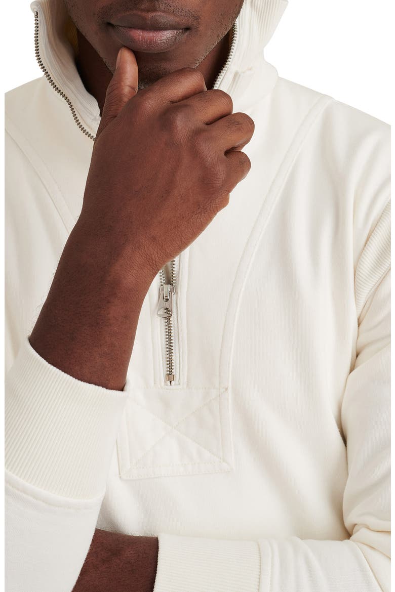 Half Zip Pullover, Alternate, color, NATURAL