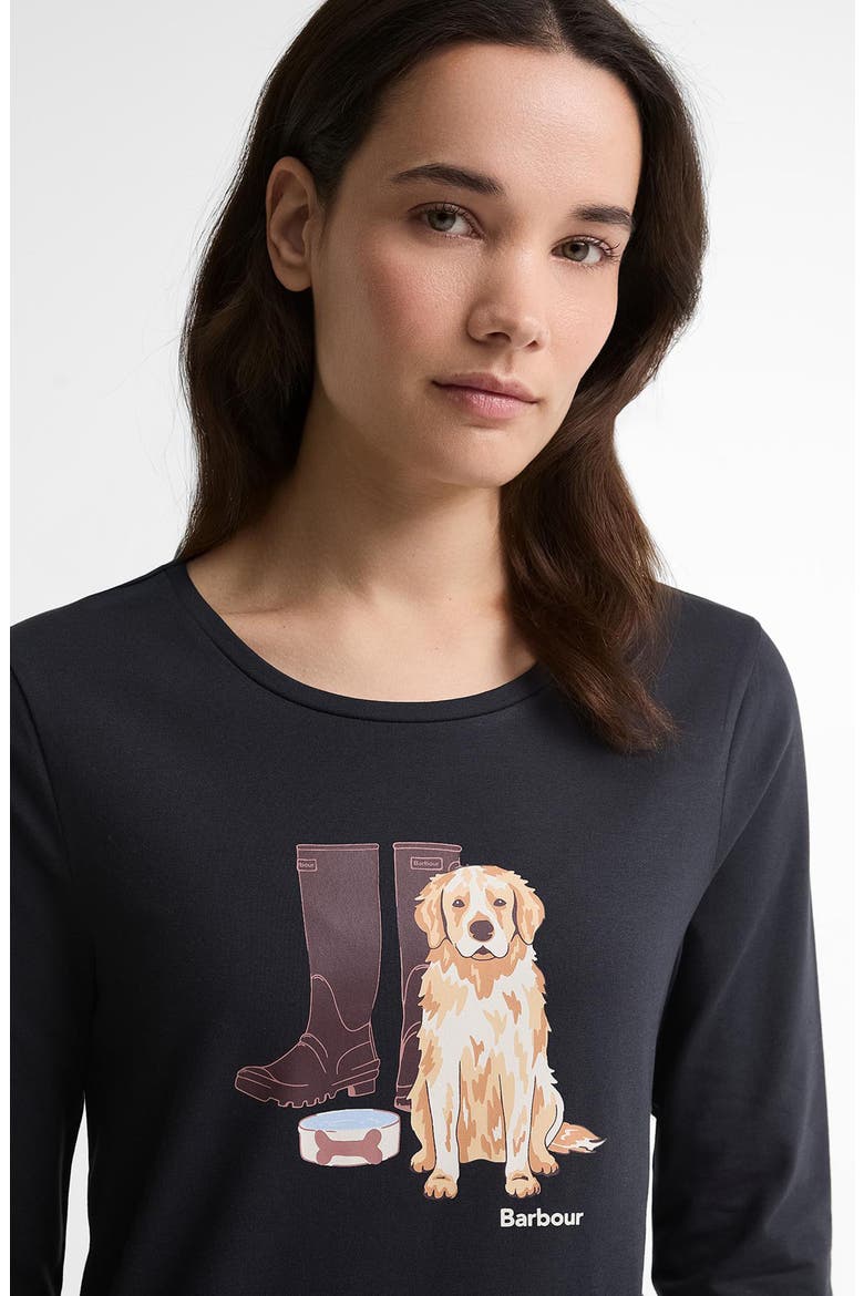Hedley Graphic Long Sleeve T-Shirt, Alternate, color, DARK NAVY