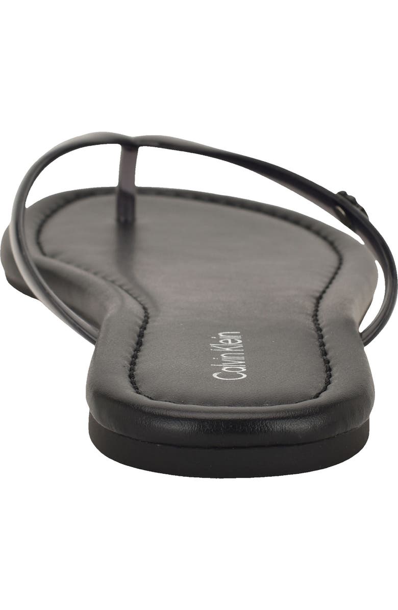 Calvin Klein Crude Flip Flop, Alternate, color, Black