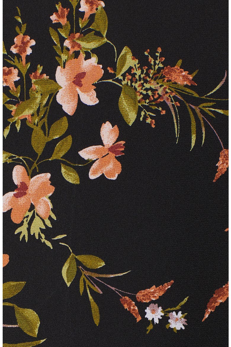 V-Neck Cami, Alternate, color, BLACK DUSTY FLORAL