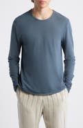 ALEX CRANE Long Sleeve Organic Cotton Crewneck T-Shirt