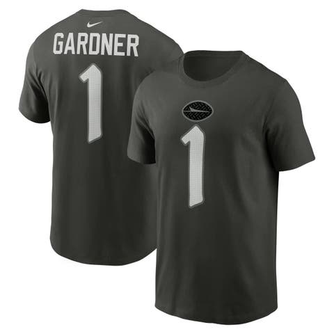 Men's Nike Ahmad Sauce Gardner Gotham Green New York Jets 2025 Rivalries Collection Player Name & Number T-Shirt