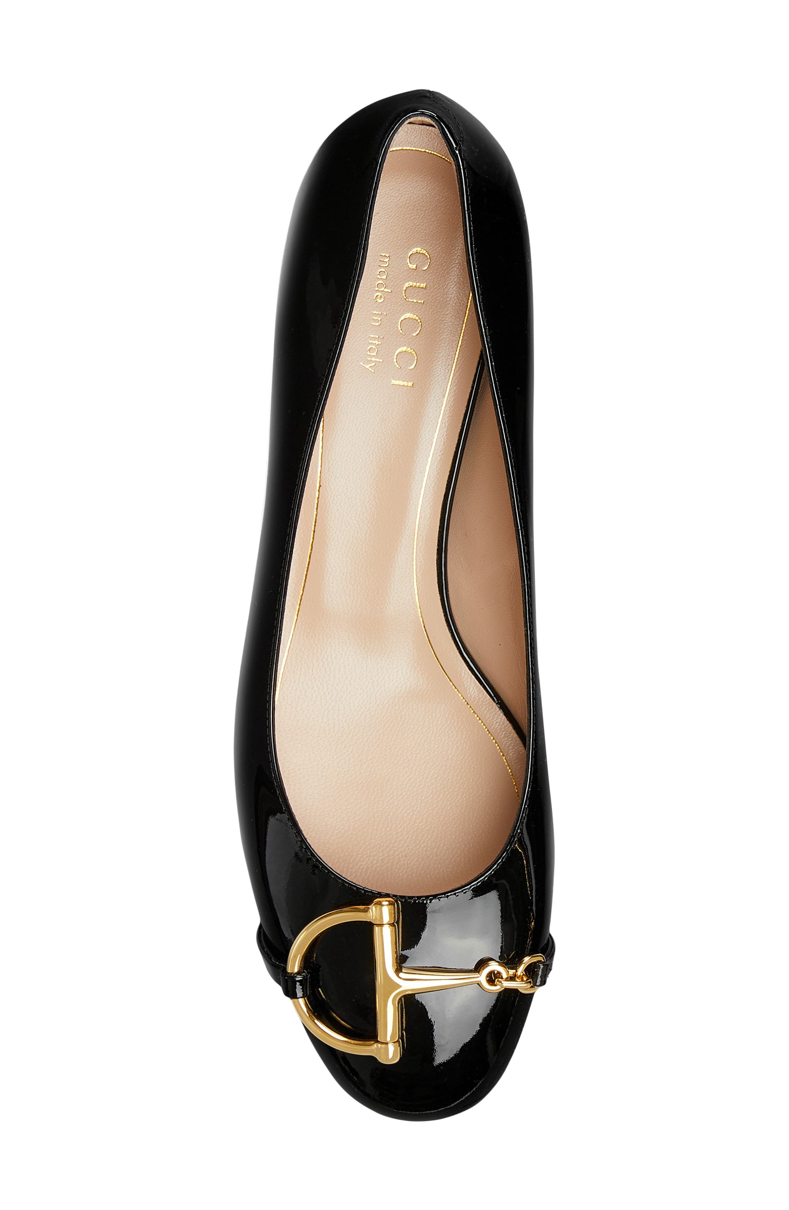 Gucci Alfa Horsebit Pump, Alternate, color, Nero