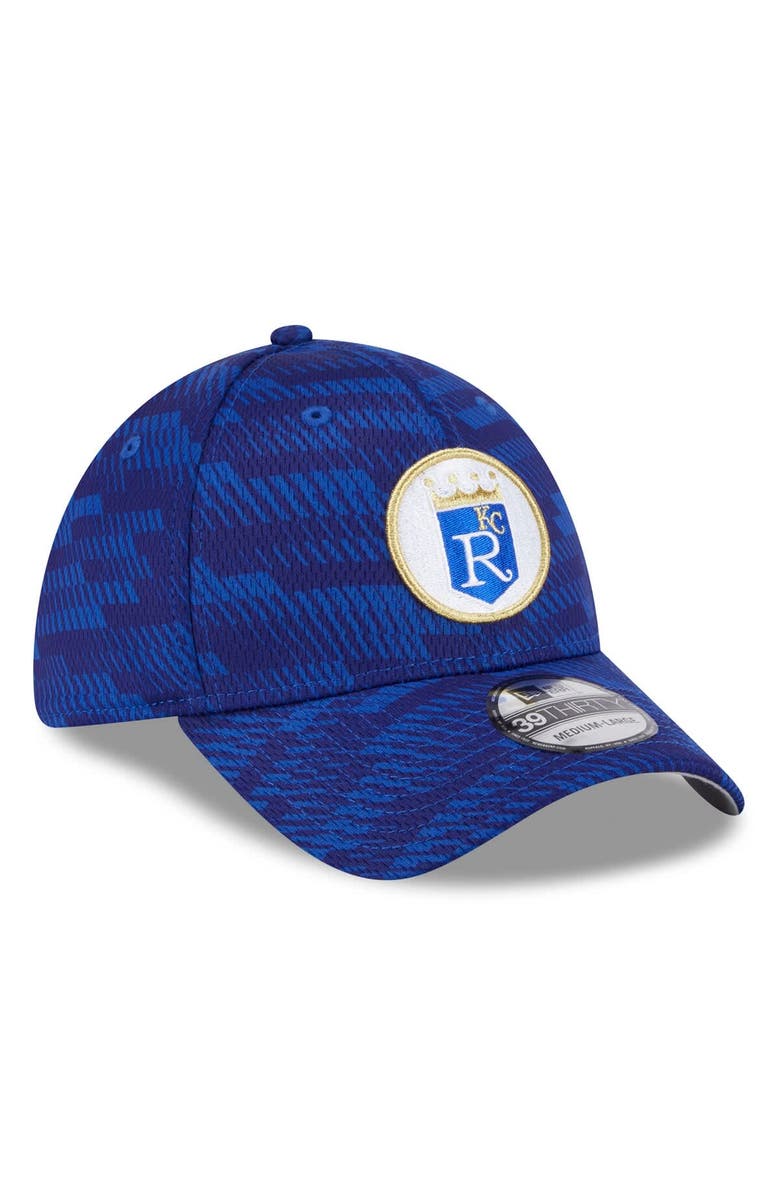 New Era Men's New Era Royal Kansas City Royals 2025 MLB Clubhouse 39THIRTY Flex Hat, Alternate, color,