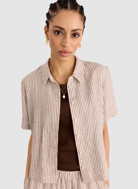 Clyde Linen Short Sleeve Shirt