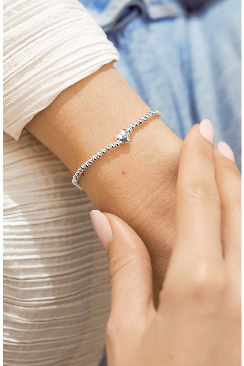 A Little 'Happy Birthday' Bracelet, Alternate, color, Metallic Silver