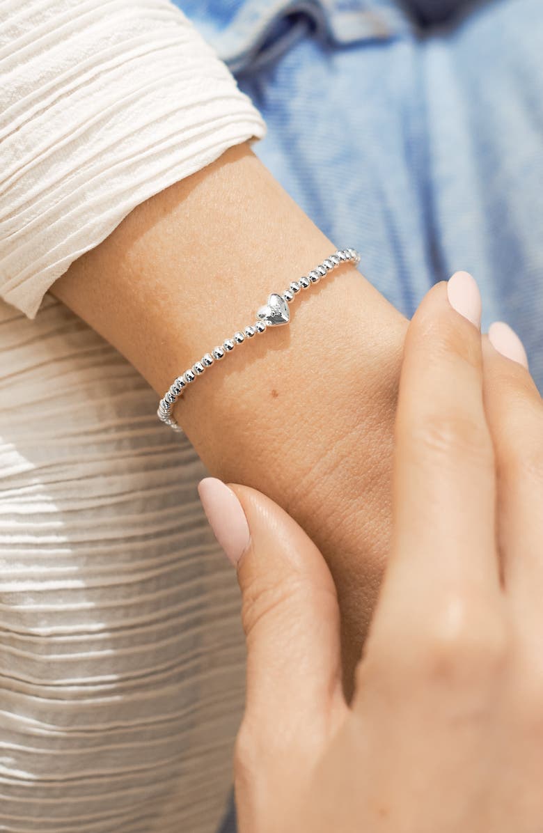 A Littles & Co A Little 'Happy Birthday' Bracelet, Alternate, color, Metallic Silver