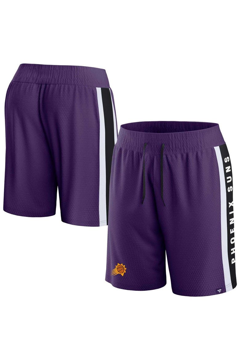 Men's Fanatics Branded Purple Phoenix Suns Referee Iconic Mesh Shorts, Main, color, Purple