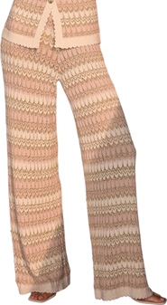 MINT VELVET Striped Knit Trousers
