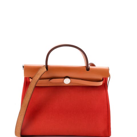 Herbag Zip Leather and Toile 31