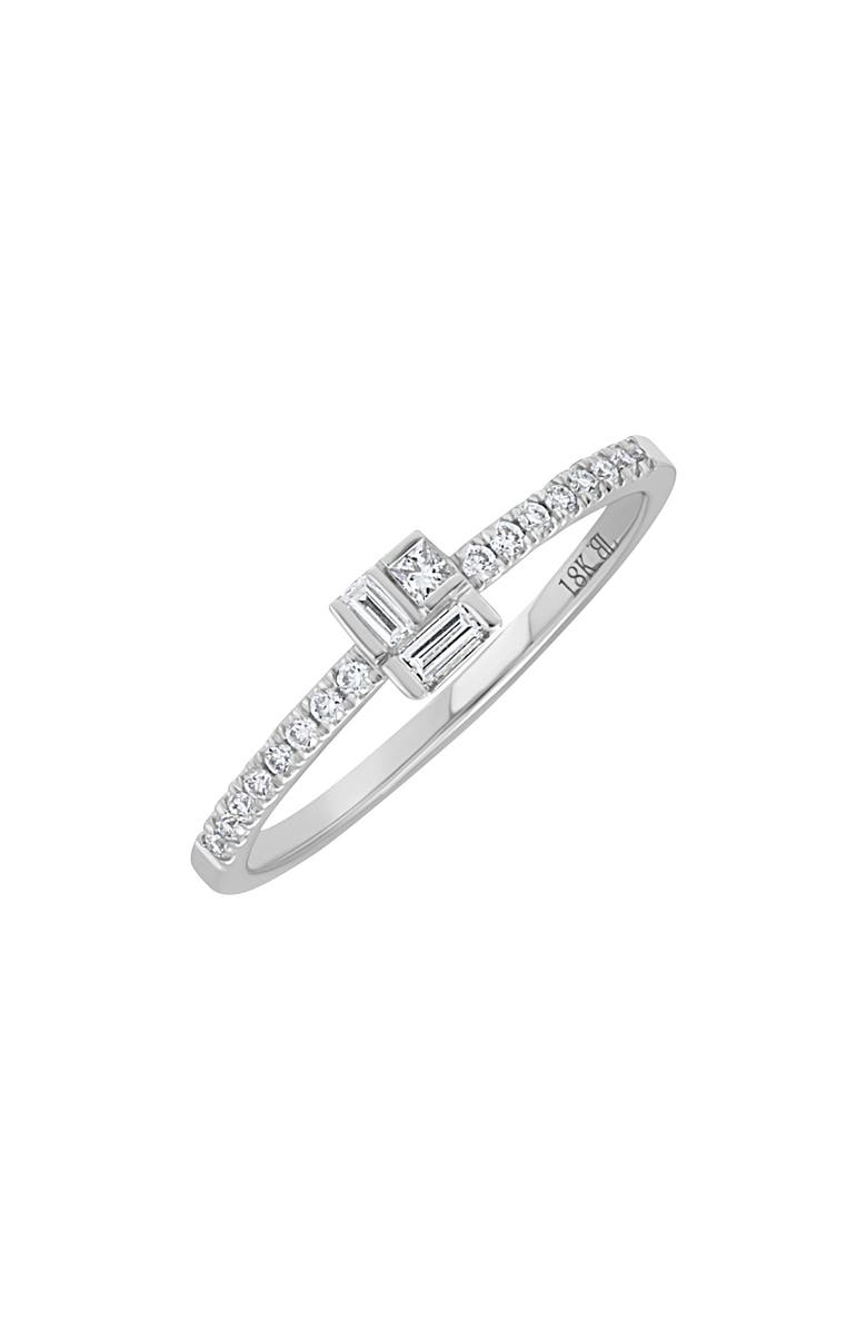 Bony Levy Gatsby 18K White Gold Diamond Stackable Ring - 0.23ct., Main, color,