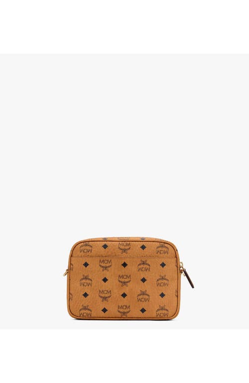 Mcm Women Monogram Shoulder Bag In Brown