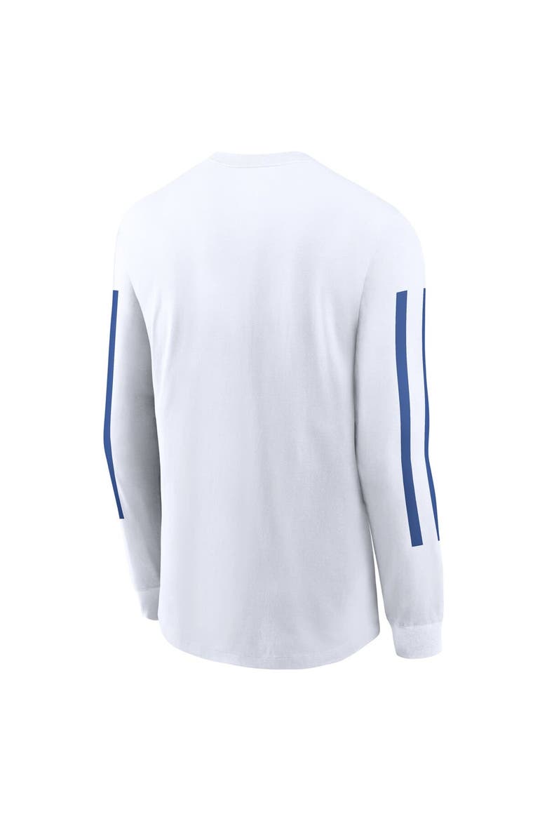 Men's Nike White Duke Blue Devils Local Spirit Slogan Long Sleeve T-Shirt, Alternate, color, White