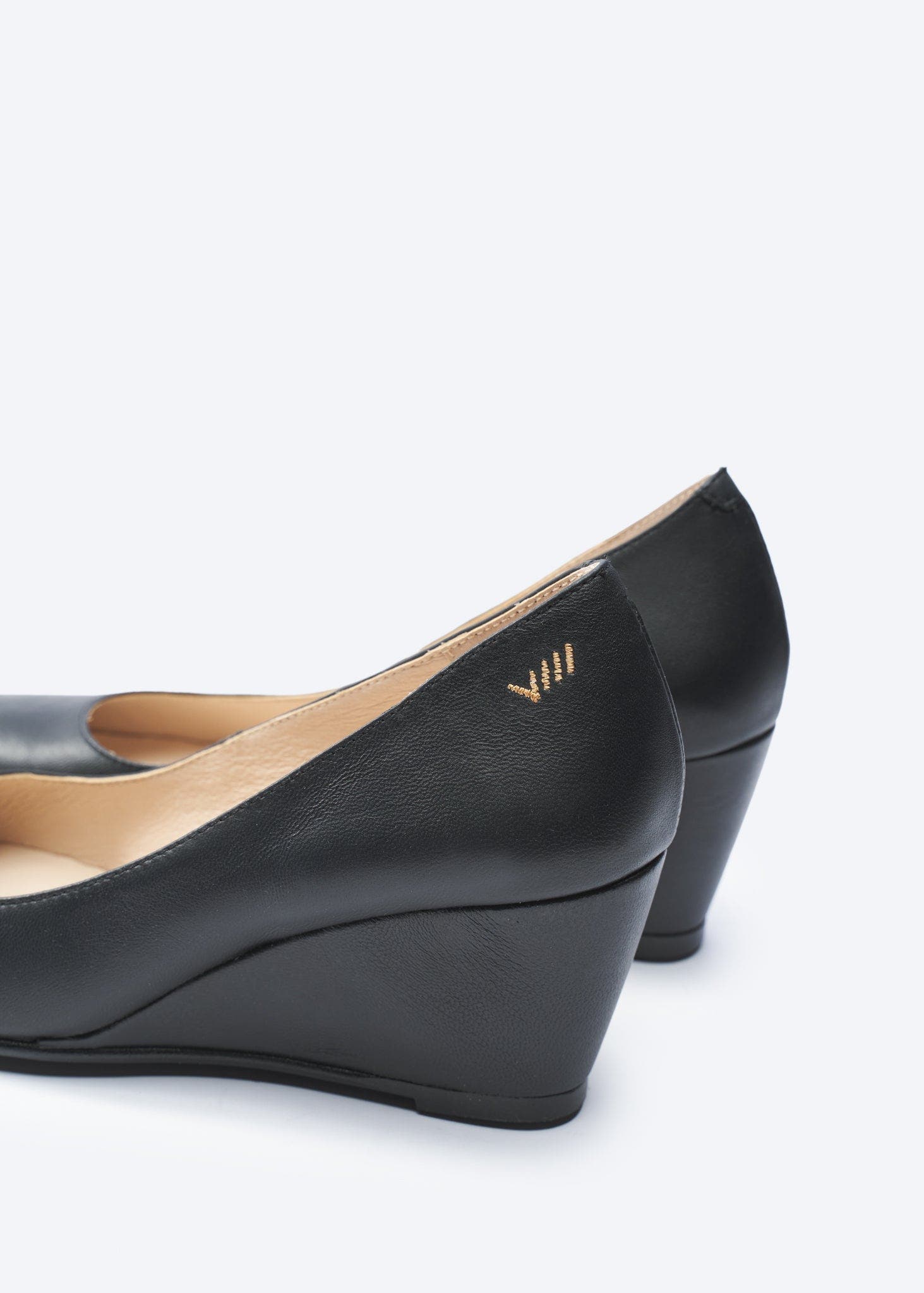 VISCATA Verona Leather Wedges, Alternate, color, Black