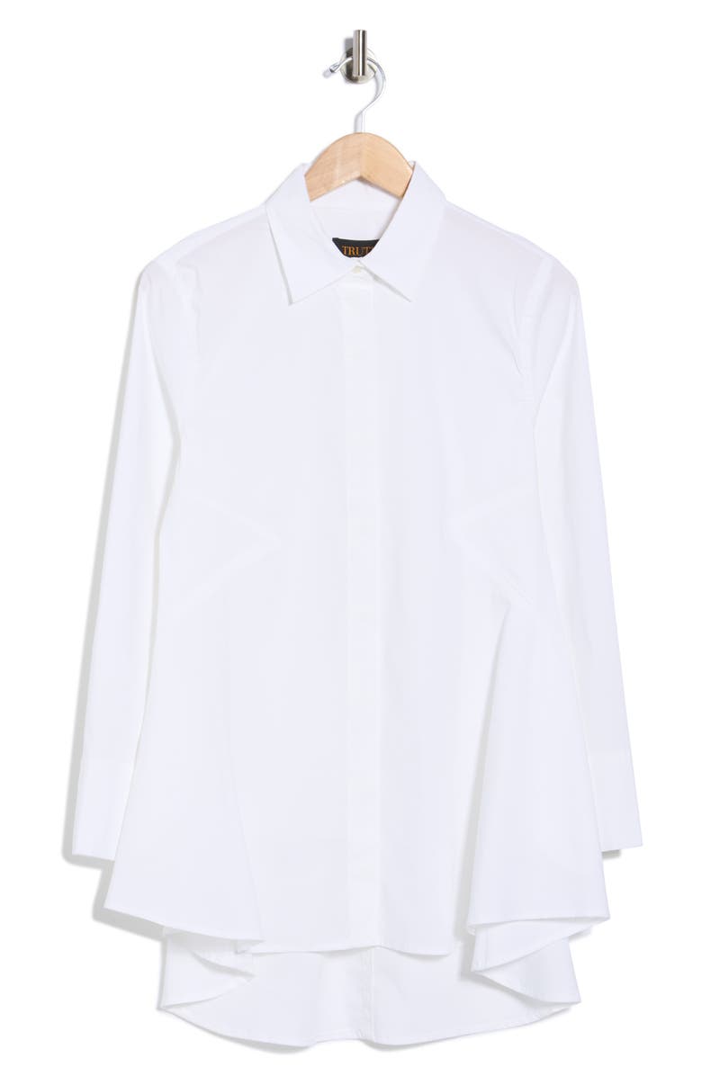 TRUTH Long Sleeve Woven Button-Up Shirt, Alternate, color, White