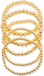 Brook and York Makenna Set of 5 Beaded Stretch Bracelets