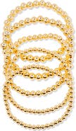 Brook and York Makenna Set of 5 Beaded Stretch Bracelets