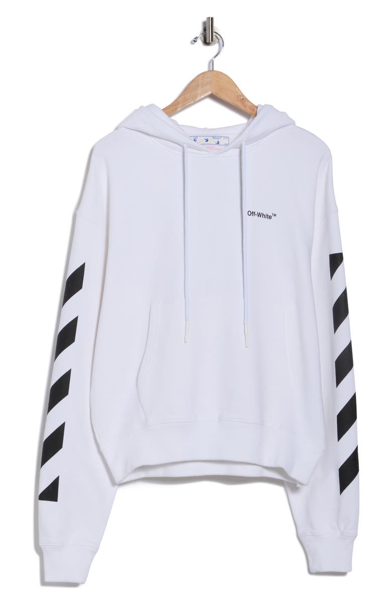 Off-White Diagonal Helvetica Graphic Hoodie, Alternate, color, 