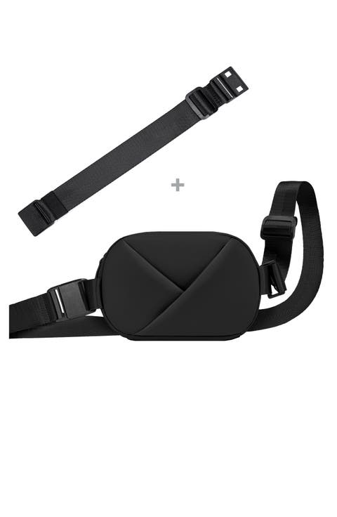 Origami Sling Belt Bag With Extender Strap