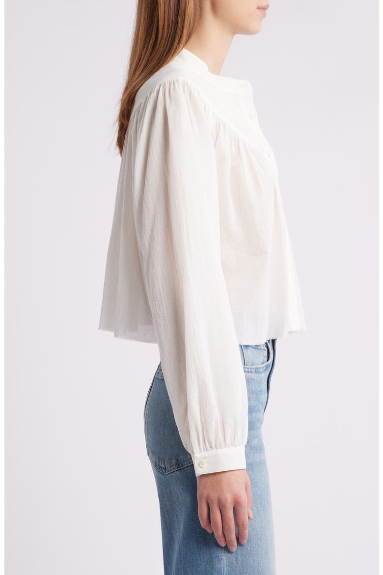 The Swing Button-Up Shirt, Alternate, color, ALABASTER
