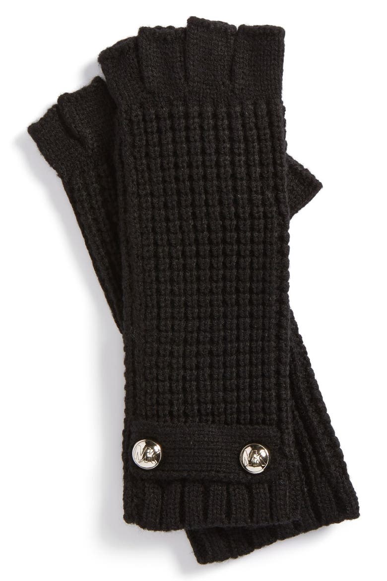 Fingerless Gloves, Main, color, BLACK