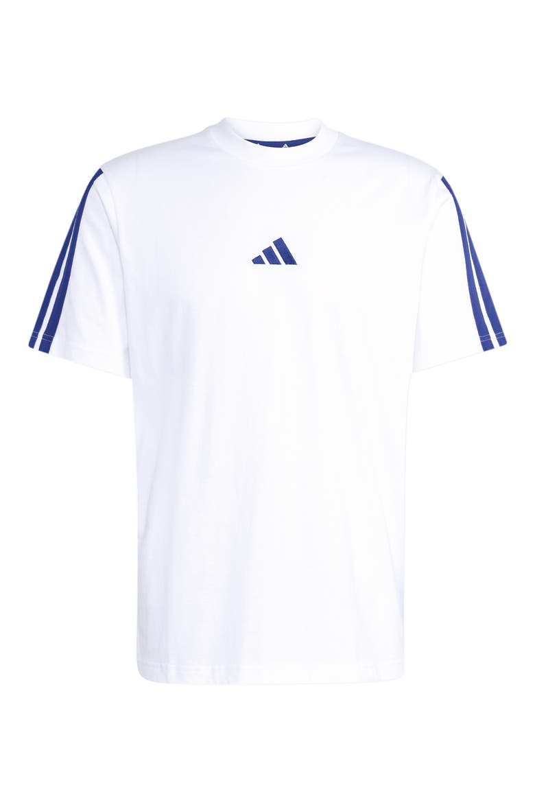 3-Stripes Tee, Alternate, color, WHITE/ INK/ INK/ INK