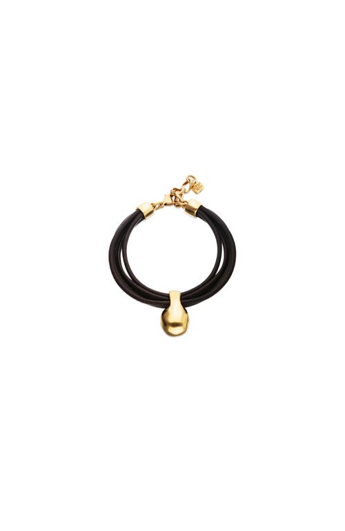 UNODE50 Leather Strap with 18K Gold-Plated Dial at Nordstrom