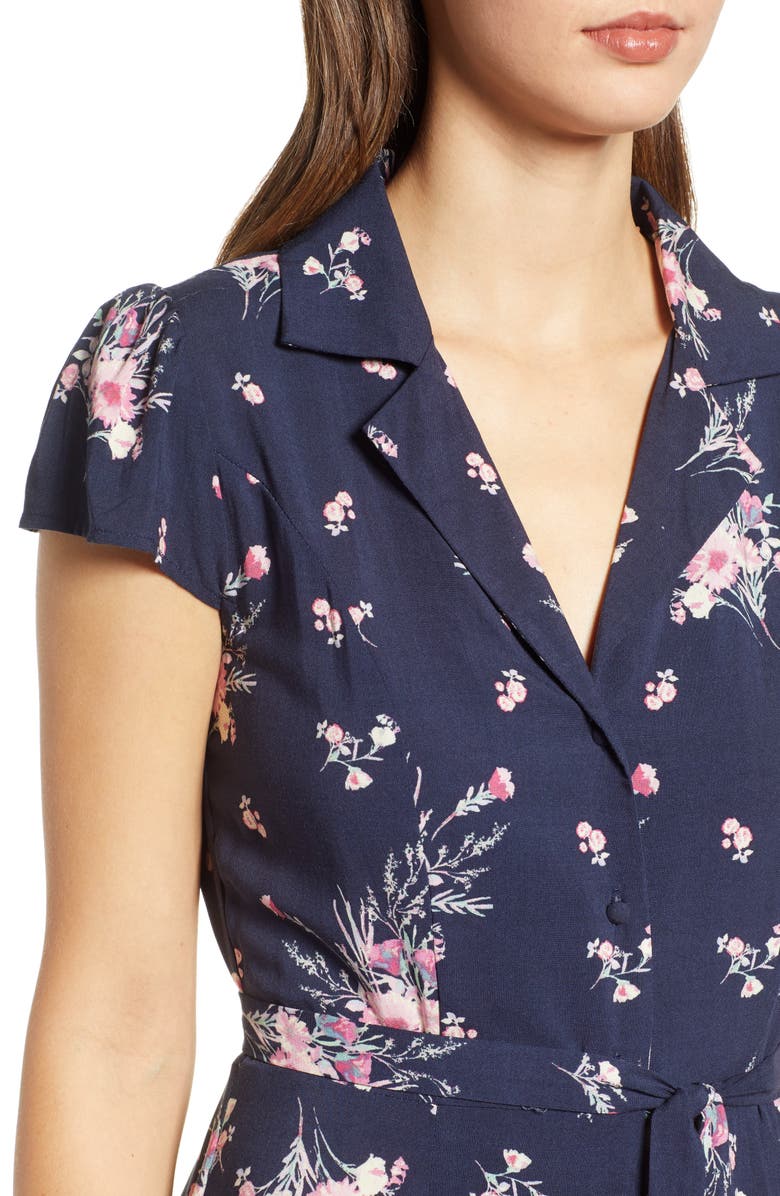 Row A Floral Print Maxi Dress, Alternate, color,