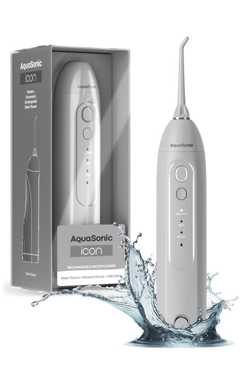 Aquasonic Icon Stone Flosser In Stone