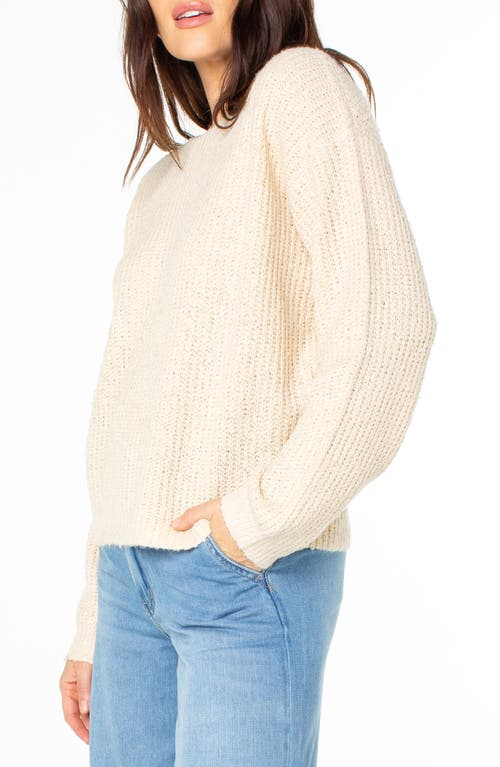 Roxy Bombay Cutout Sweater In Parchment
