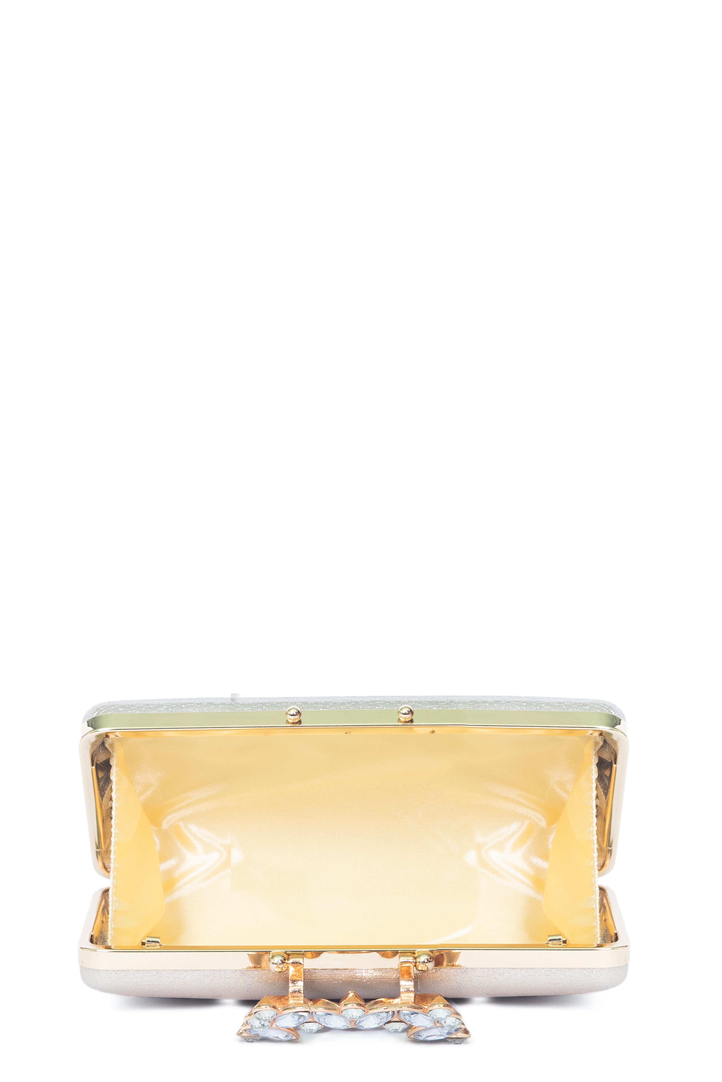 Lauren Lorraine Spring Clutch, Alternate, color, Gold