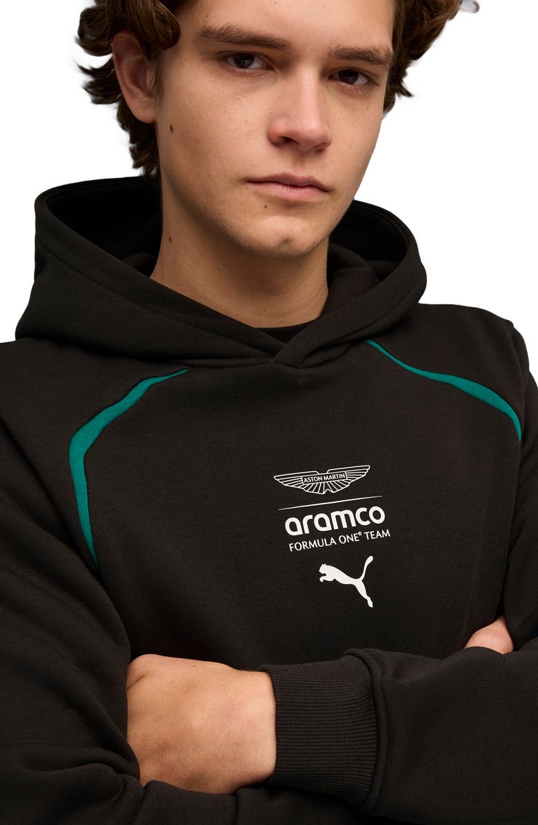 PUMA x AMF1 French Terry Hoodie, Alternate, color, Puma Black