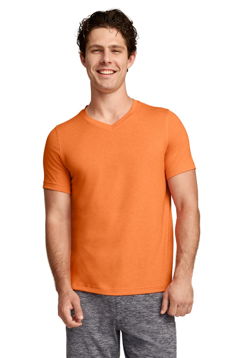 Mens EverActive V-Neck Tee, Main, color, Flame Reaction