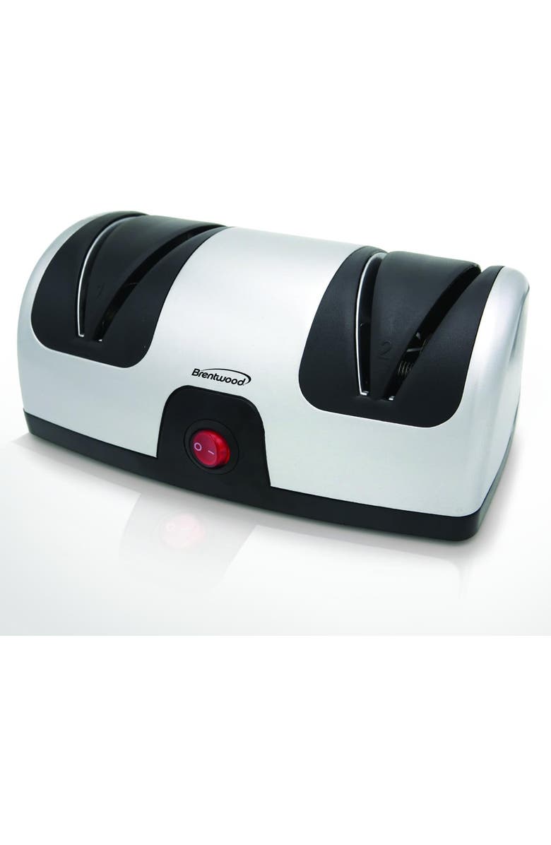 Brentwood Electric Knife Sharpener, Main, color, White