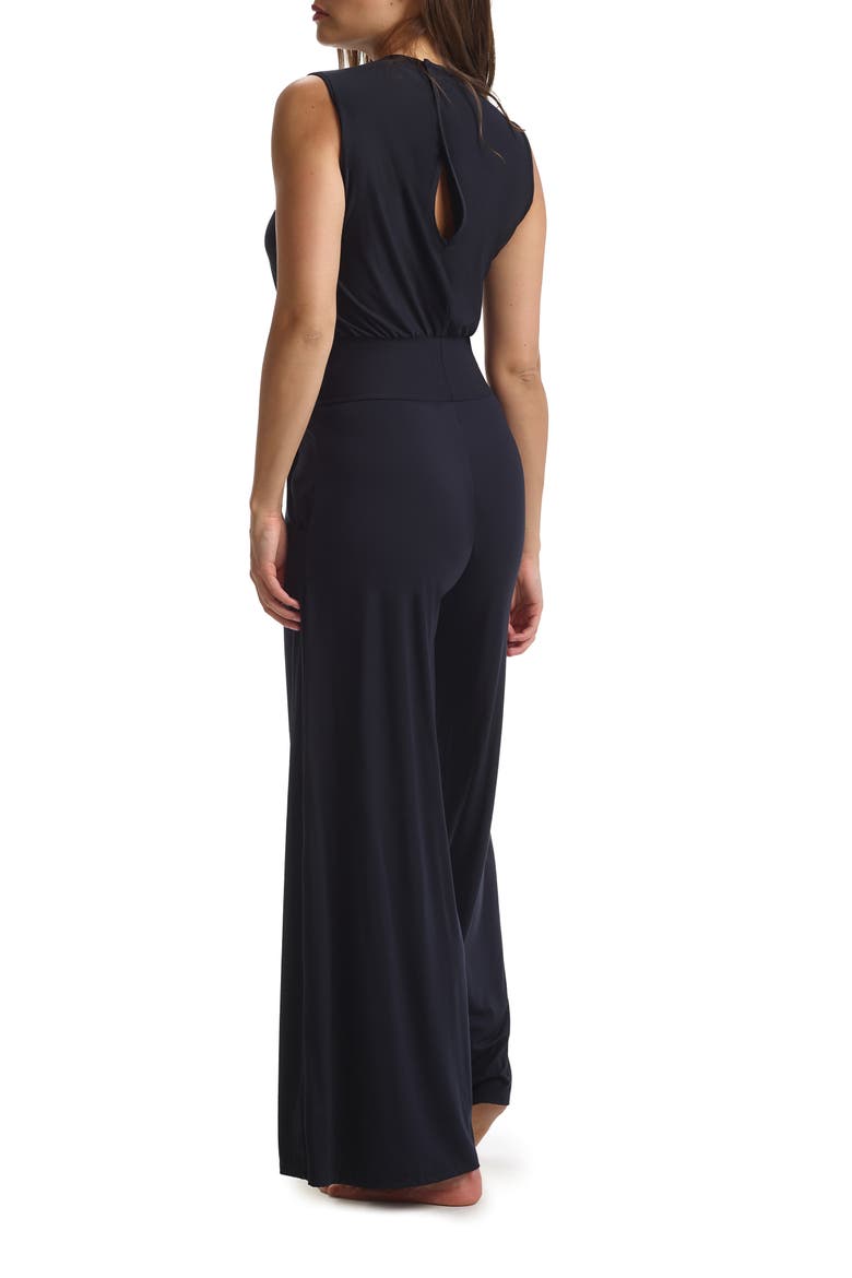 Butter Wide Leg Jumpsuit, Alternate, color, BLACK