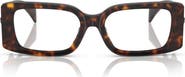 Versace 51mm Rectangular Optical Glasses