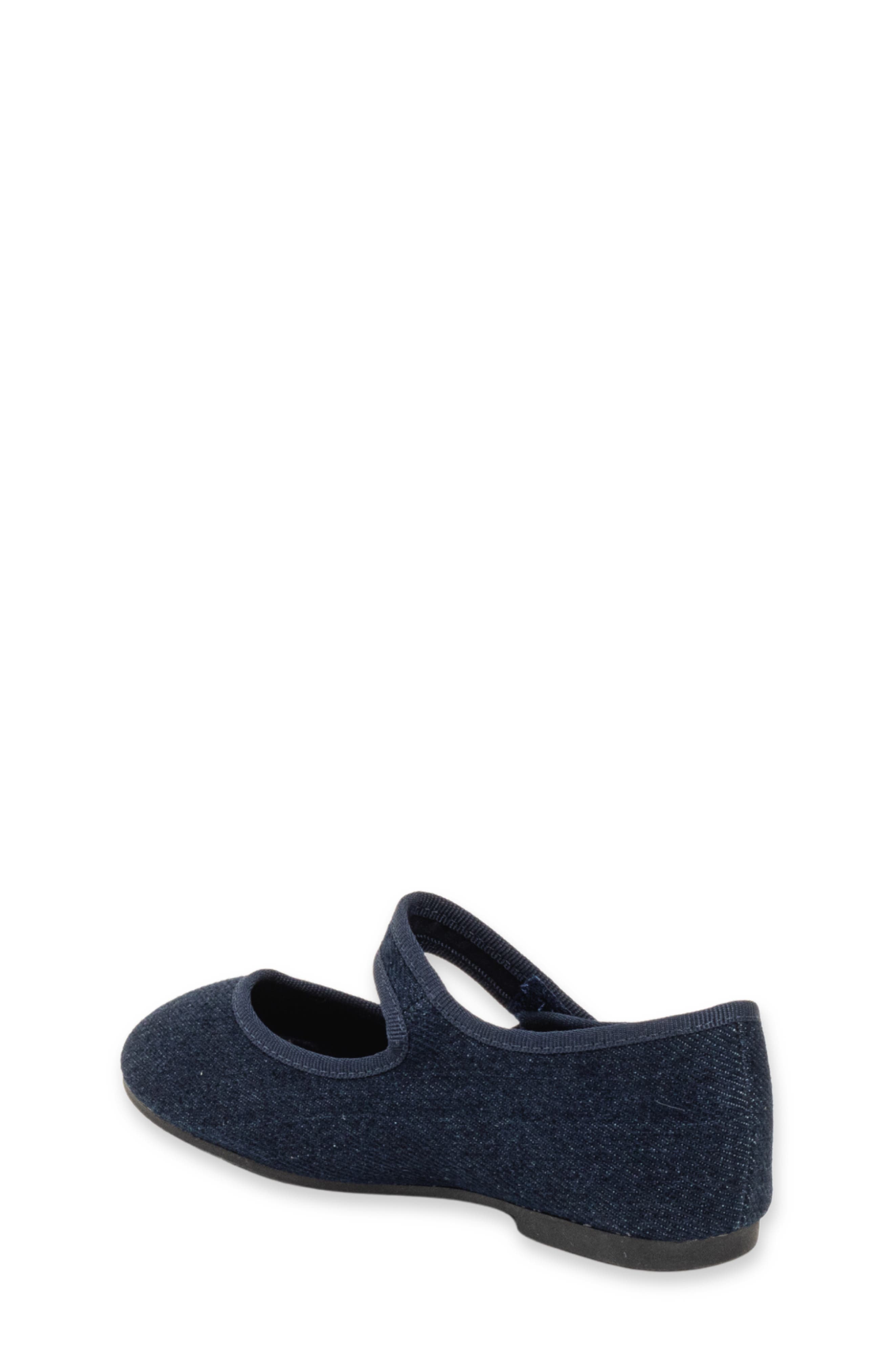 Kids' Arya Mini Metallic Mary Jane, Alternate, color, DARK DENIM