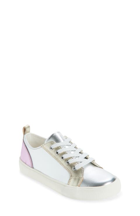 Kids' Metallic Low Top Sneaker (Toddler & Little Kid)