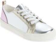 Mini Boden Kids' Metallic Low Top Sneaker
