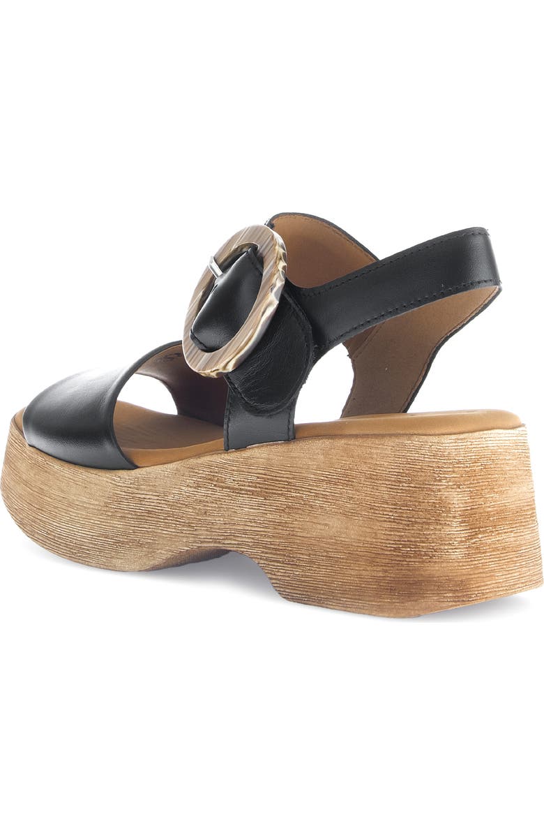 Gabor 64.520 Platform Sandal, Alternate, color, Black