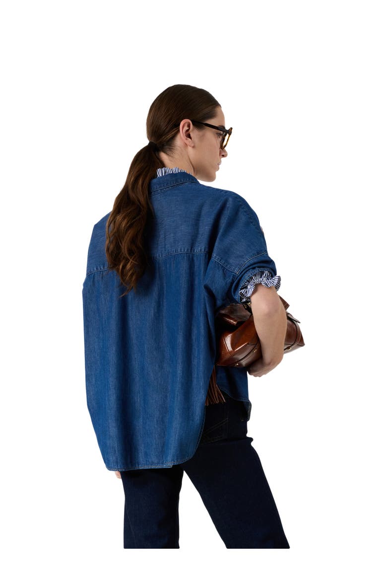 Cess Denim Shirt, Alternate, color, Jeans