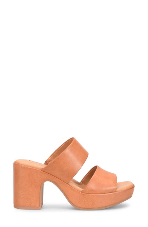 B O C By Børn Leanna Platform Slide Sandal In Light Tan