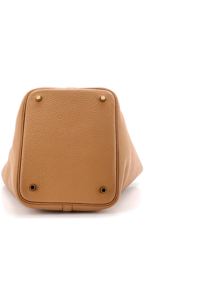 Pre-Owned Hermes Picotin Lock Bag Clemence MM, Alternate, color, Biscuit